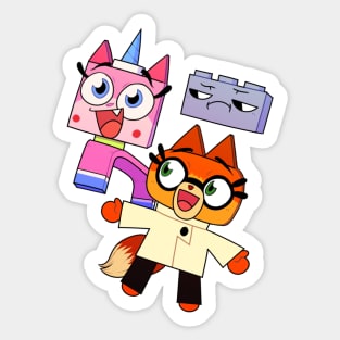 The kitty gang Sticker